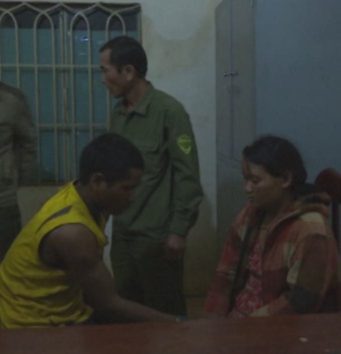 C&aacute;c đối tượng bị bắt giữ tại cơ quan c&ocirc;ng an