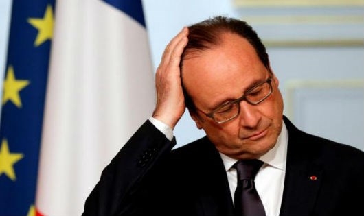 Tổng thống Ph&aacute;p Francois Hollande. (Ảnh: Reuters)