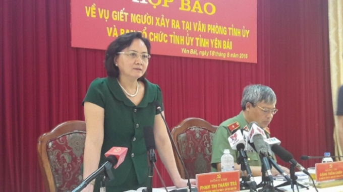 B&agrave; Phạm Thị Thanh Tr&agrave; -&nbsp;Chủ tịch UBND tỉnh Y&ecirc;n B&aacute;i.