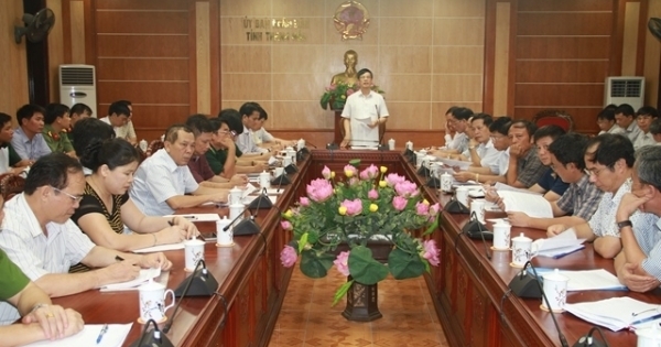 Thanh Hóa: Họp khẩn cấp trong đêm để có phương án đối phó với cơn bão số 3