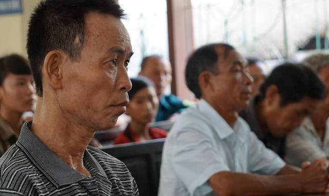 Bị c&aacute;o Đ&igrave;nh Thiện tại phi&ecirc;n t&ograve;a sơ thẩm ng&agrave;y 18/7 vừa qua.