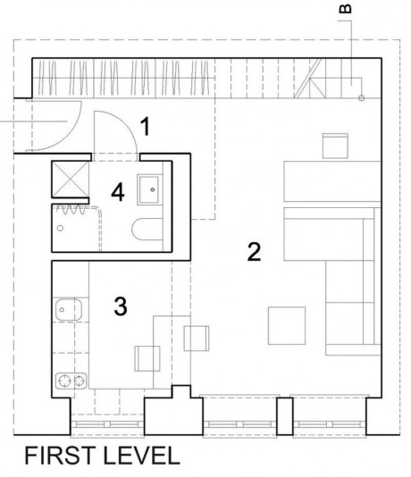 Chiếc b&agrave;n ăn nhỏ c&ugrave;ng những chiếc ghế c&aacute;ch điệu nơi gian bếp tạo kh&ocirc;ng gian v&ocirc; c&ugrave;ng sang trọng.
