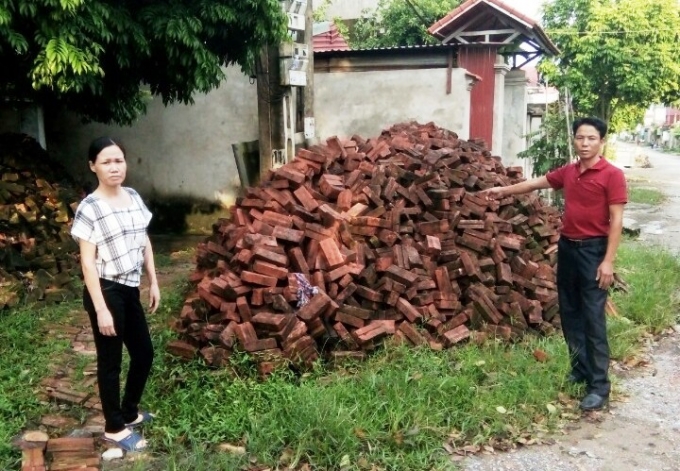 Bị c&aacute;o Hiền tại hiện trường vụ &aacute;n sau khi được trả tự do v&agrave;o chiều qua.