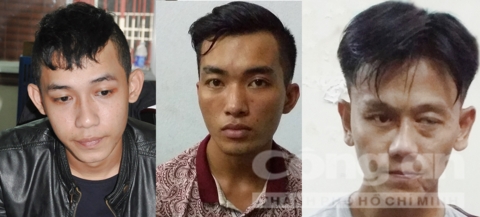 C&aacute;c đối tượng: Hưng, Khoa, Giống&nbsp;(Ảnh:&nbsp;B&aacute;o C&ocirc;ng An TP. HCM).