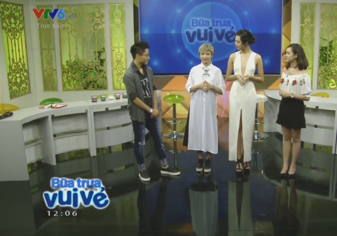 Hotgirl Mờ Naive (Trần H&agrave; My) g&oacute;p mặt trong Bữa trưa vui vẻ&nbsp;08/07/2016.