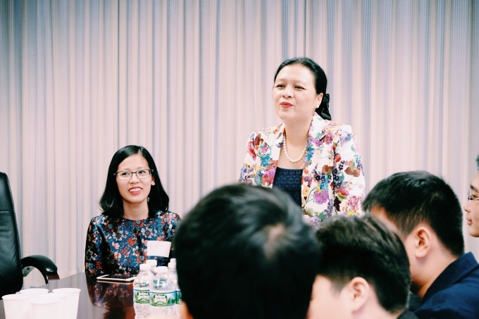 Đo&agrave;n học sinh đầu ti&ecirc;n thăm Ph&aacute;i đo&agrave;n Ngoại giao Việt Nam tại Li&ecirc;n Hợp Quốc