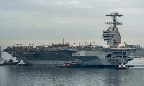 Si&ecirc;u t&agrave;u s&acirc;n bay Gerald R. Ford. Ảnh: Huntington Ingalls Industries.
