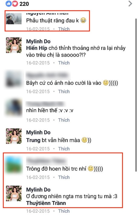 Cụ thể, trong bức ảnh c&oacute; cuộc tr&ograve; chuyện qua lại giữa T&acirc;n Hoa hậu v&agrave; bạn b&egrave; của c&ocirc;, trong đ&oacute; c&oacute; khẳng định vừa