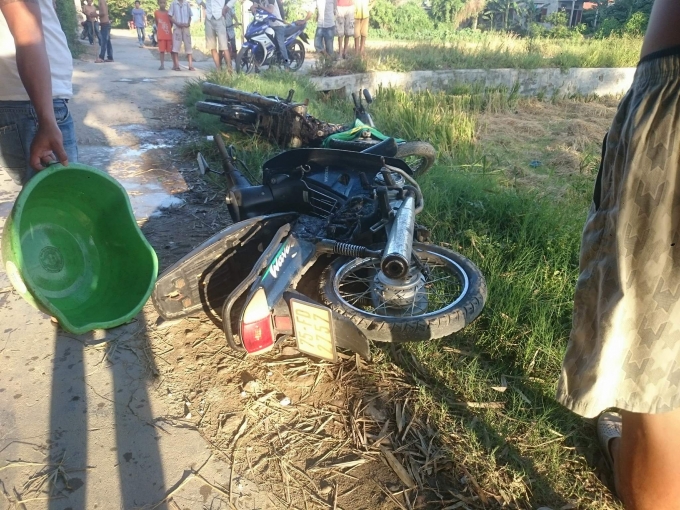 Hiện trường vụ ch&aacute;y.