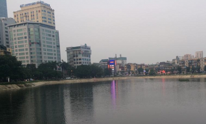 Hồ Ngọc Kh&aacute;nh nơi xảy ra sự việc.