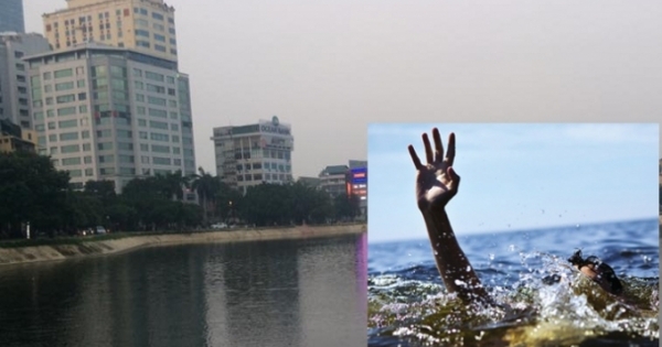 Hà Nội: Hai thanh niên suýt chết đuối khi tắm ở hồ Ngọc Khánh