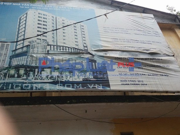 Bảng th&ocirc;ng tin về dự &aacute;n với th&ocirc;ng tiến độ khởi c&ocirc;ng năm 2012 v&agrave; dự kiến ho&agrave;n th&agrave;nh 2014.&nbsp;&nbsp;