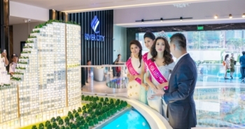 Tân hoa hậu Đỗ Mỹ Linh ghé thăm căn hộ mẫu River City