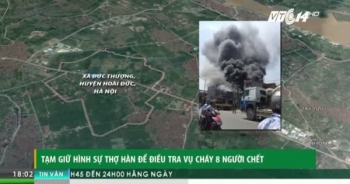 Vụ cháy ở Hoài Đức: Tạm giữ thợ hàn xì