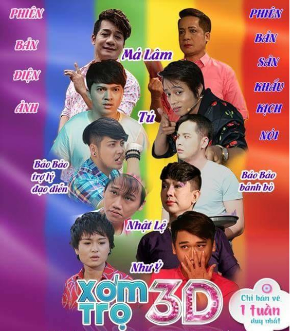 Phi&ecirc;n bản s&acirc;n khấu của &ldquo;X&oacute;m trọ 3D&rdquo; cũng nhận được th&ecirc;m nhiều t&igrave;nh cảm của kh&aacute;n giả.