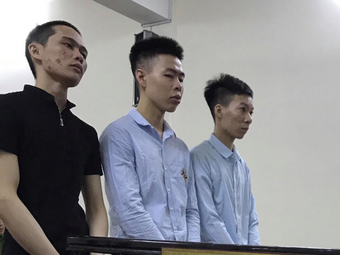 C&aacute;c bị c&aacute;o tại phi&ecirc;n t&ograve;a ph&uacute;c thẩm.