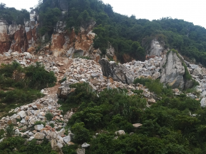 Khu vực mỏ thăm d&ograve; biến h&igrave;nh theo thời gian.