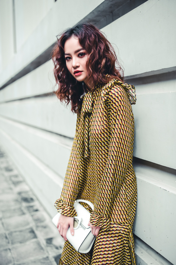 Một số h&igrave;nh ảnh hoa hậu Kiều Ng&acirc;n.