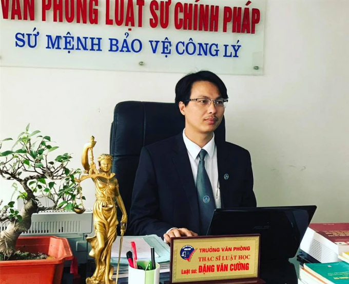 Luật sư Đặng Văn Cường.