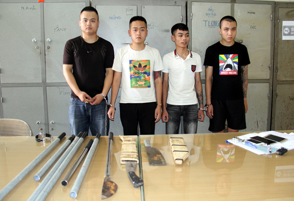 C&aacute;c đối tượng tại Cơ quan Cảnh s&aacute;t điều tra.