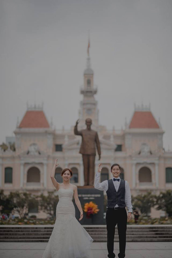 Cư d&acirc;n mạng 'đi&ecirc;n đảo' với bộ ảnh cưới chụp tại Việt Nam của cặp đ&ocirc;i Đ&agrave;i Loan