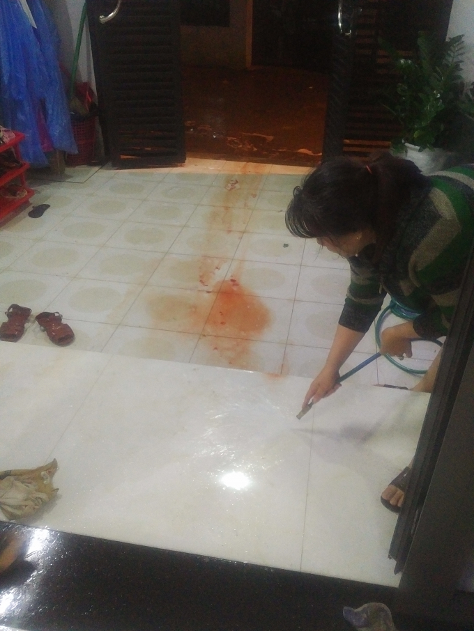 Hiện trường vụ &aacute;n mạng.