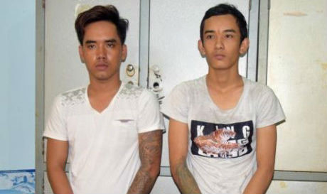 Đăng v&agrave; Nghĩa tại cơ quan c&ocirc;ng an. (Ảnh: B&aacute;o Đất Việt)