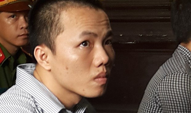 Bị c&aacute;o An tại phi&ecirc;n t&ograve;a.