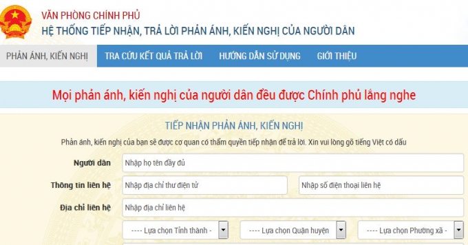 Hệ thống tiếp nhận &yacute; kiến người d&acirc;n c&oacute; những h&ocirc;m tiếp nhận 500 - 700 &yacute; kiến người d&acirc;n gửi đến