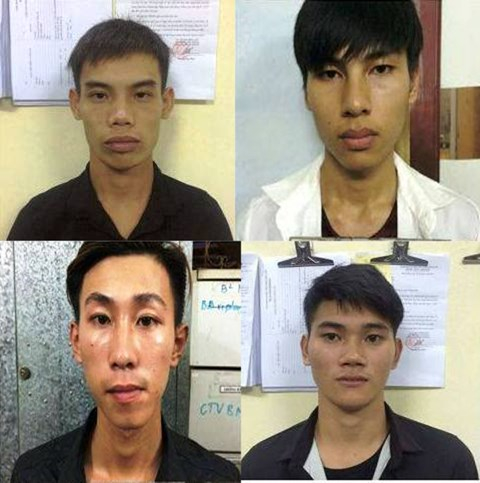 Một số đối tượng trong vụ việc đ&atilde; bị bắt giữ. (Ảnh: b&aacute;o An ninh thủ đ&ocirc;)