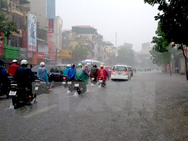 Từ đ&ecirc;m mai khu vực H&agrave; Nội sẽ c&oacute; mưa r&agrave;o v&agrave; gi&ocirc;ng v&agrave;i nơi. Ảnh: minh họa/Nguồn: TTXVN