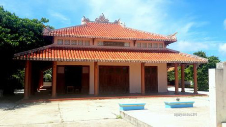 Miếu thờ C&ocirc;ng ch&uacute;a B&agrave;n Tranh.