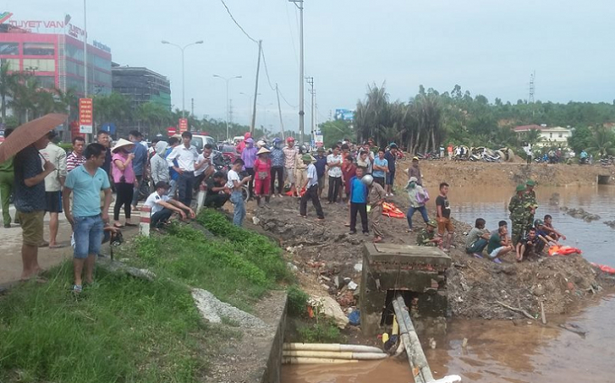 Khu vực xảy ra sự việc.