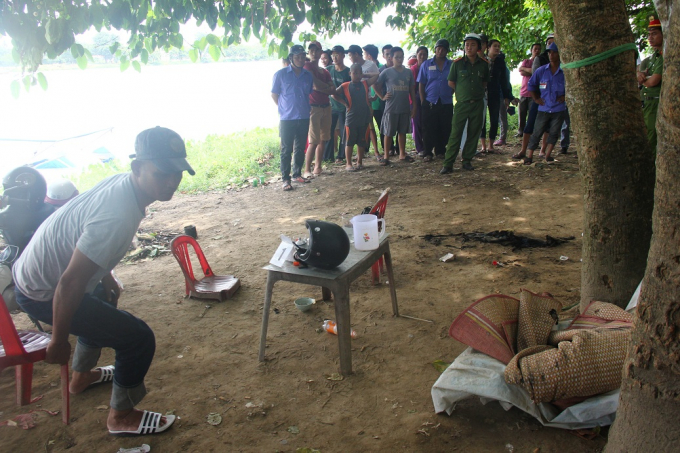 Hiện trường vụ việc.