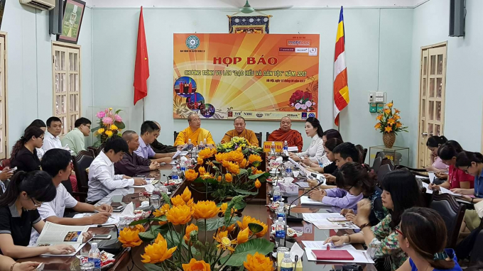 Họp b&aacute;o c&ocirc;ng bố chương tr&igrave;nh Vu lan