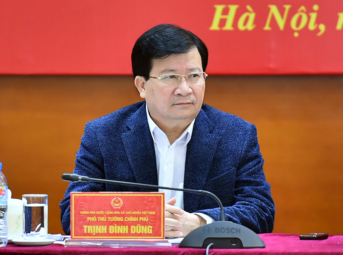 Ph&oacute; Thủ tướng Ch&iacute;nh phủ Trịnh Đ&igrave;nh Dũng (Ảnh nguồn Chinhphu.vn).