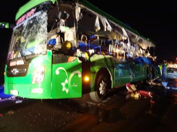 Hiện trường vụ tai nạn.&nbsp;Ảnh: Thanh Hải - VTC