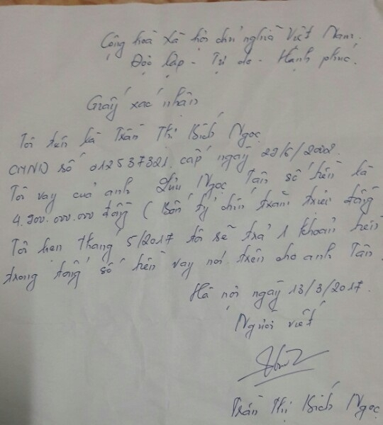 Theo anh T&acirc;n b&agrave; B&iacute;ch đ&atilde; hứa hẹn nhiều lần trả tiền nhưng kh&ocirc;ng trả.&nbsp;