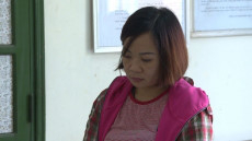 Ch&acirc;n dung đối tượng Mai Thị T&acirc;n D&acirc;n tại cơ quan C&ocirc;ng an.