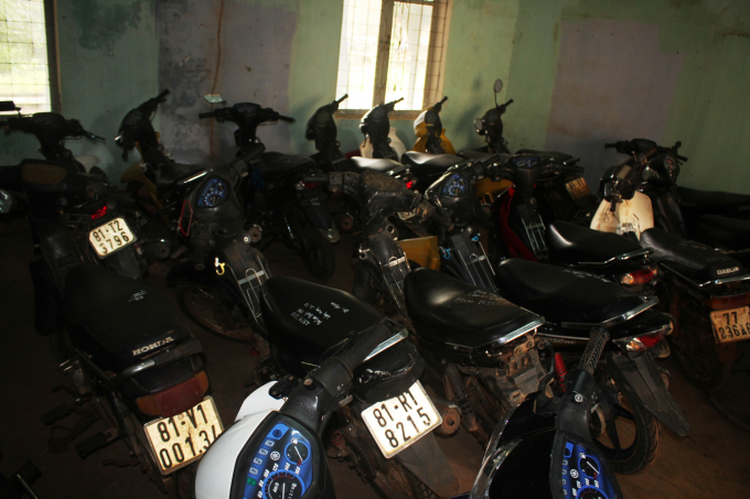 H&agrave;ng chục chiếc xe do 2 nh&oacute;m 9x trộm