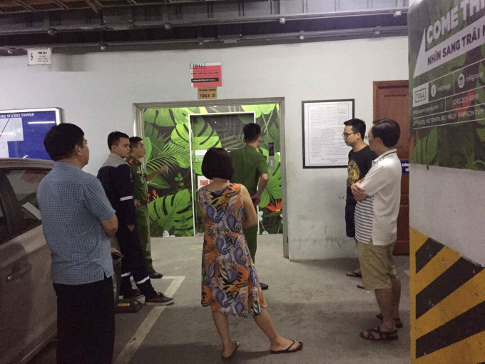 Lực lượng chức năng c&oacute; mặt ngay sau vụ việc xảy ra.