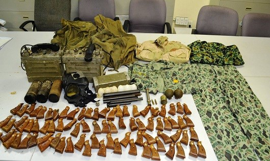 To&agrave;n bộ số tang vật bị thu giữ.