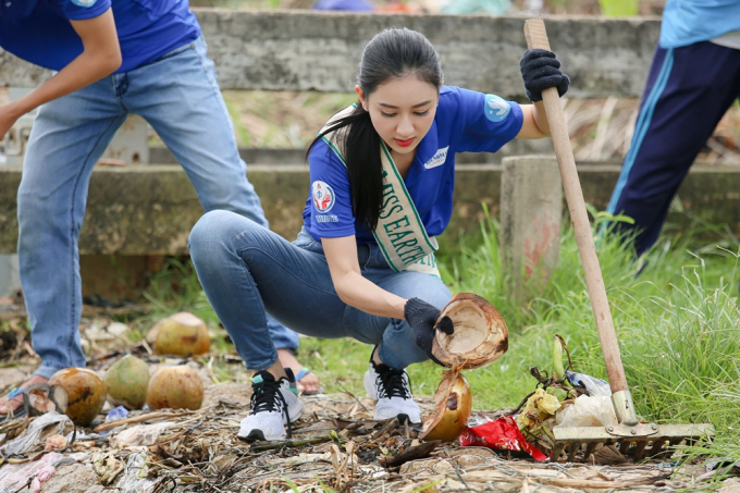 H&agrave; Thu đại diện Việt Nam dự thi Hoa hậu Tr&aacute;i Đất 2017