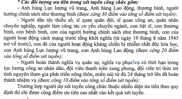 Ng&acirc;n h&agrave;ng Nh&agrave; nước cũng c&oacute; ch&iacute;nh s&aacute;ch ưu ti&ecirc;n khi x&eacute;t tuyển c&ocirc;ng chức