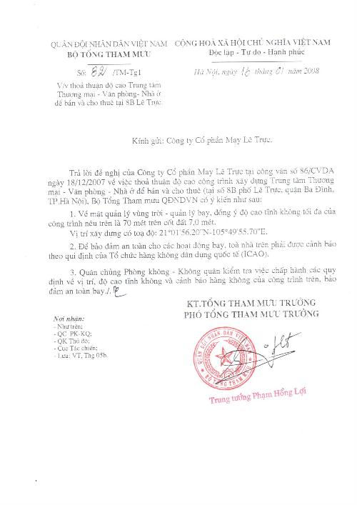 Dự &aacute;n 8B L&ecirc; Trực: Phương &aacute;n xử l&yacute; n&agrave;o để an to&agrave;n v&agrave; thỏa đ&aacute;ng?