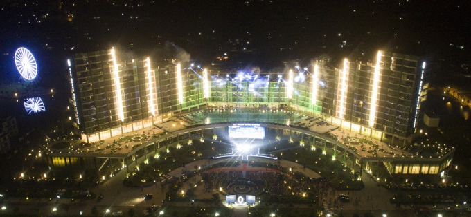 &nbsp;Dự &aacute;n FLC Grand Hotel Samson đ&ecirc;m khai trương.