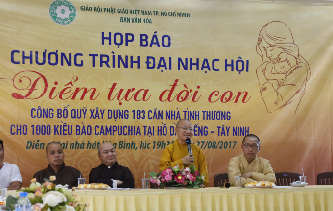 TT.Th&iacute;ch Nhạt từ ph&aacute;t biểu tại buổi lễ