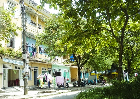 Khu chung cư nơi xảy ra vụ việc.