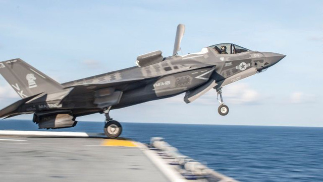 M&aacute;y bay chiến đấu F-35B của Mỹ (Ảnh: US Navy).