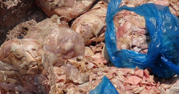 Hà Nội: Bắt xe tải chở 4,5 tấn mỡ bốc mùi đang trên đường đi tiêu thụ